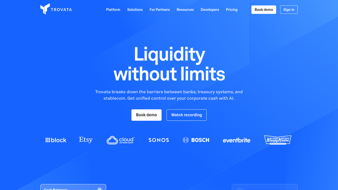WebRun in Trovata: find unreconciled bank transactions
