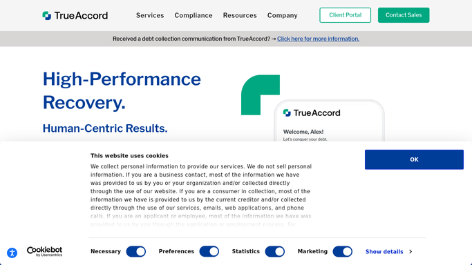WebRun in TrueAccord: find broken promise-to-pay accounts