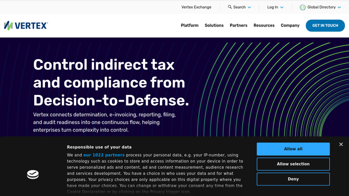 WebRun in Vertex: pull calculated tax by jurisdiction