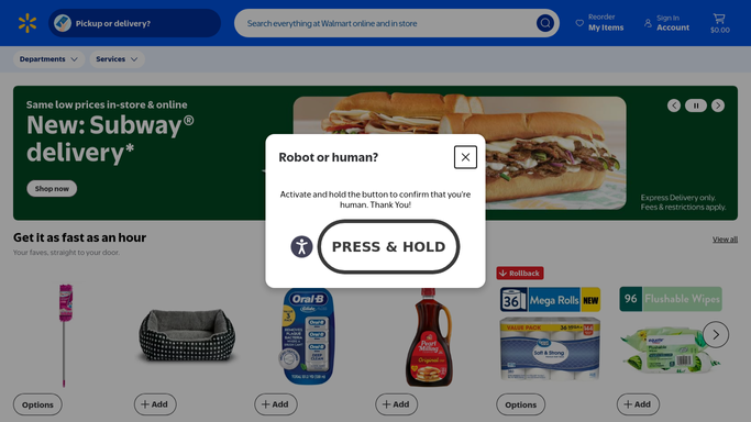 WebRun in Walmart: check price and stock on your watch list