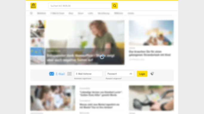 WebRun in Web.de: read spam and rescue real mail