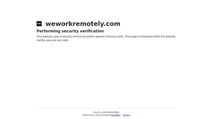 WebRun in We Work Remotely: find new applicants