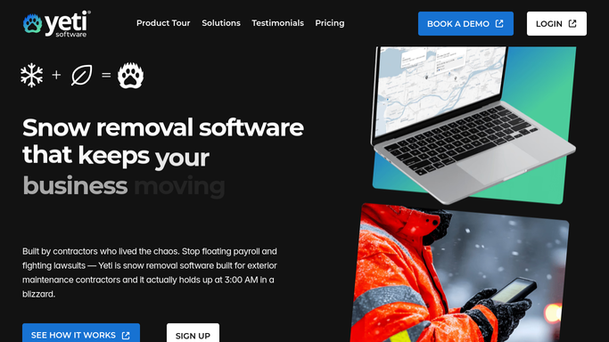 WebRun in Yeti Software: pull today's sites and crew assignments